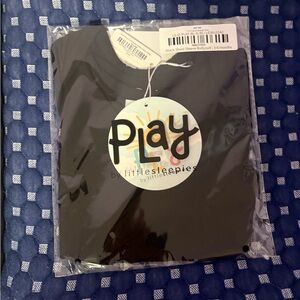 Little Sleepies Black Bodysuit 3-6m